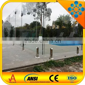 1200mmx1200mm Clear Tempered Glass Pool Fence Panels thumbnail-3