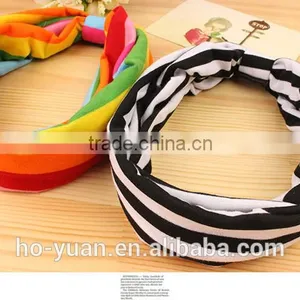 Hot Women Cotton Turban Twist Knot Head Wrap Headband Twisted Knotted Hair Band thumbnail-2