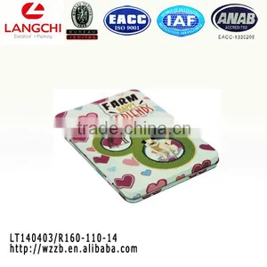 Flat Colorful Tinplate Crayon Box for Kids thumbnail-1