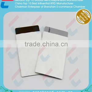 Aluminum Foil Paper RFID Credit Card Sleeves / RFID Blocking Passport Sleeves thumbnail-3