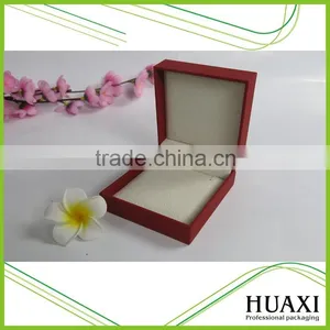 Luxury Set Red Leather Custom Logo Printed Jewelry Boxes Gift Boxes thumbnail-3