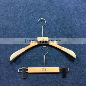 Natural High Quality Wooden Hanger Top Wooden Hanger Long Hook Hanger thumbnail-1