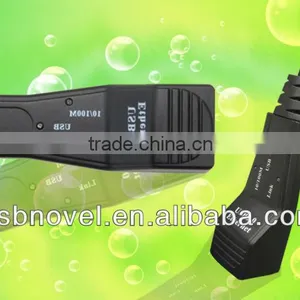 Blak High Speed 480Mbps USB2.0 Lan Card With Cable,with Led Light thumbnail-6