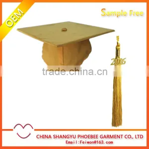 Gold Graduation Hat With Tassel For Kid thumbnail-1