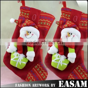 Shopping Mall Christmas Decorations Large Knit Christmas Stockings thumbnail-1