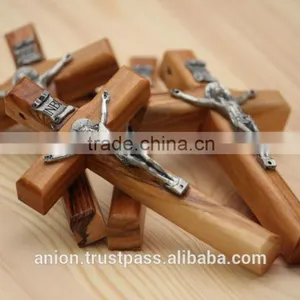 Olive Wood Small Orthodox Crucifixes thumbnail-6