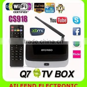 Quad Core Rk3188 XBMC Android 4.4 Wifi Bluetooth CS918 TV BOX Cs918 tv Box thumbnail-1