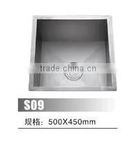 Widely Used Stainless Steel 304 Double Bowl Cheap Handmade Kitchen Sink thumbnail-6