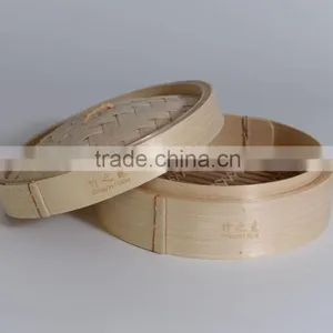 Hygienic Natural Chinese Bamboo Bun Steamer thumbnail-5