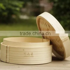 Top Grade Handmade Cooking Utensils Hot Stamped Kitchenware Bamboo Steamer thumbnail-6