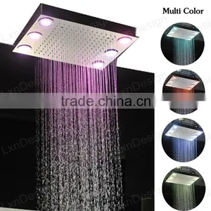 Embed Ceiling Bath Shower 2 in 1 Multiple Color Remote Control Electric Shower Set With Led Light Bathroom Shower Set thumbnail-5