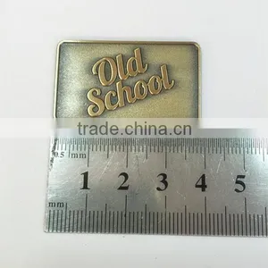Supplier Embossed Metal Brand Logo Tag With 3m Sticker China Online Shopping thumbnail-2