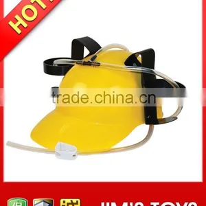 Best Promotion Beer Helmet With Straws Drinking Cap Beer Hat thumbnail-2
