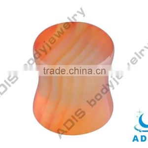 Fashion Piercing Jewelry Wholesale Natural Stone Flesh Tunnel Plug thumbnail-4