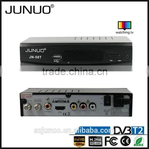JUNUO China Factory 2016 OEM New Quality Full hd Strong Tuner Mstar 7t01 Indonesia tv Decoder Set Top Box Dvb t2 thumbnail-3