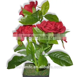 Artificial Flower Rose Plastic Rose Flowers Guangdong thumbnail-1