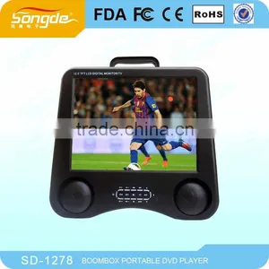 Good Quality Wide Screen Boombox DVD Player With USB Port thumbnail-1
