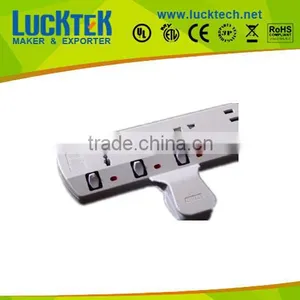 WORLDWIDE T EXTENSION SOCKET ADAPTER WITH USB thumbnail-1