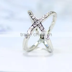 Kingman x String Special Design Men x Rings Diamond Setting Silver Rings thumbnail-4