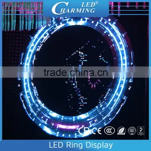 Led Specail Shape 3D Effect Ring Display for Club Stage Backdrop in Hot Selling thumbnail-4
