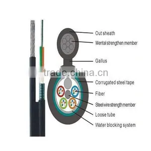 Sell Outdoor Fiber Optical Self-supporting Cable: GYTC8S With High Quality and Competitive Price thumbnail-1