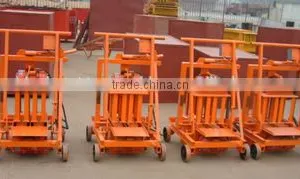QMR2-45 Egg Layer Mobile Concrete Block Making Machine,small Industry Brick Laying Machine, Price Concrete Hollow Block Machine thumbnail-4