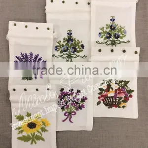 Flower Embroidery Fragrant Bags Air Freshing Sachet Powder Cloths Bag thumbnail-2
