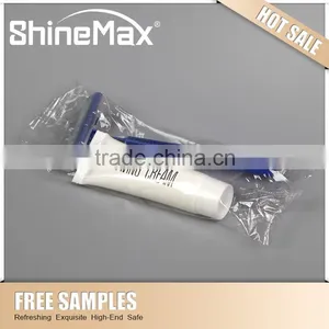With Lubricating Strip Changeable 3 Blade Shaving Razor thumbnail-1