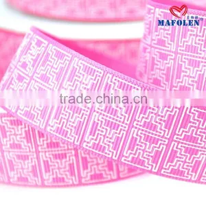 Christmas Decoration Make Flowers With Ribbon Pink Grosgrain for Wrapping thumbnail-4
