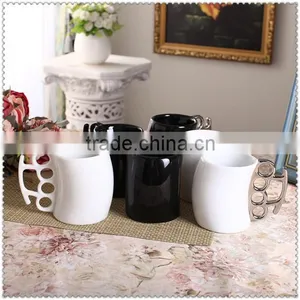 Ceramic Fisticup in Knuckleduster Mug in Fist Shape thumbnail-1