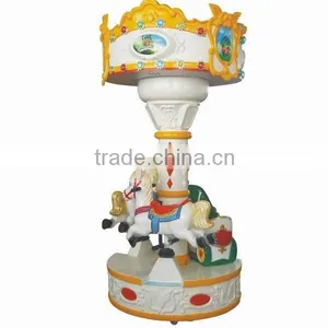 China New Products Children Games Cheap Kids Mini Carousel Used Double-deck Musical Carousel for Sale thumbnail-3