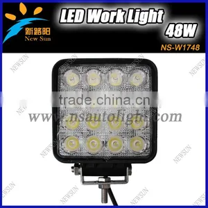 Newest 48W C REE LED Work Light Bar 16*3W Equipment Vehicle Truck 4WD Boat Farming Driving Lamp CE ROHS IP67 Working Light thumbnail-1