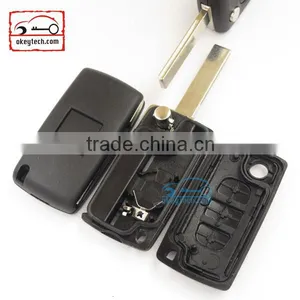 High Quatity Citroen Romote Flip Key Shell 3 Button 307 Blank With Battery Place 0536 Citroen Key Cover thumbnail-1