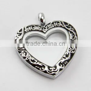 Fashion Heart Locket Necklace thumbnail-5