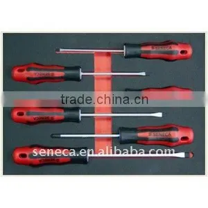 6pc Screwdriver Set (slotted + Pozidriv) thumbnail-1