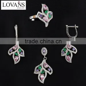 Products China 925 Sterling Silver Jewelry Set Butterfly Jewelry Themed Items TZ-0228 thumbnail-5