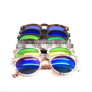 2015 New Arrival Wholesale Leopard Tortoise Round Sunglasses thumbnail-2