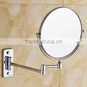 Double Side Adjustable Wall Mount Magnifying Makeup Mirror With Light Shaving Mirror thumbnail-6