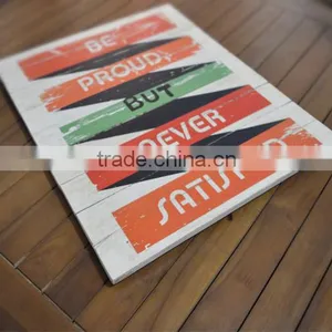 Wooden Vintage Style Sign - Wall Decoration WQ-006 thumbnail-2