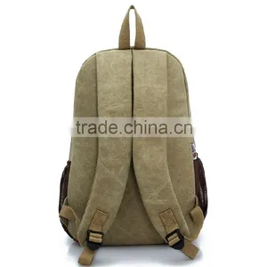 2015 Fashion Design Canvas Backpack Cotton High School Bags thumbnail-4