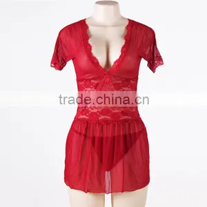 Fashion Mini Nightwear New Hot Sexy Lingerie Mature Plus Size Lingerie thumbnail-3