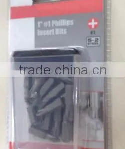 20pcs 1" Phillips Insert Bits thumbnail-1