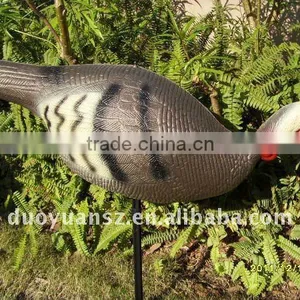 Supply Good Quality XPE Foam Painted or Flocked Outdoor Hunting Decoy Turkey, Foldable Lifelike Turkey Decoy For Sale thumbnail-3