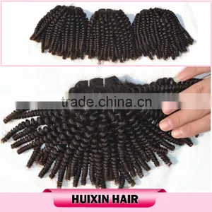 High Quality Russian Virgin Remy Kinky Curly Hair Weave thumbnail-6