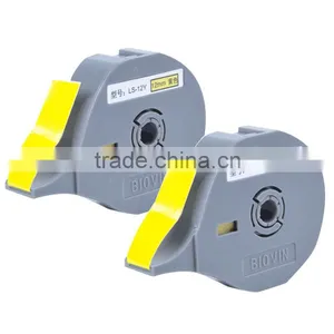 Stickers,label LS-09Y(9mm+Yellow)for Cable id Printer BIOVIN S650,S700,S600,S100T thumbnail-1