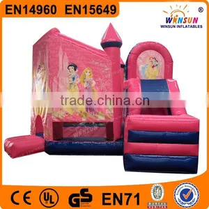 Hot-selling CE Certificates Inflatable Bouncy Castle With Water Slide thumbnail-1
