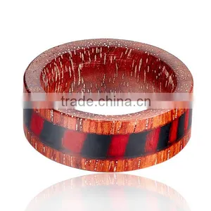 Mens Wooden Finger Jewellery Ring thumbnail-3