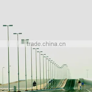 11 m Polygon Street Light Pole -hot Dip Galvanized Lamp Post, Lamp Column thumbnail-4