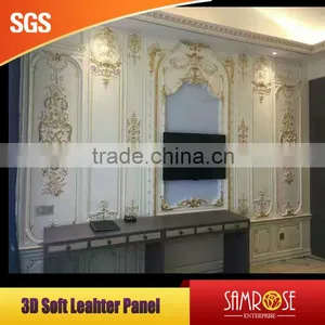 Pu Wall Cladding French Classical Antique Design Hard Wall Board thumbnail-1
