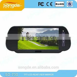 7"TFT LCD MP5 Car Rear View Mirror Monitor Auto Vehicle Parking Rearview Monitor SD/USB thumbnail-4